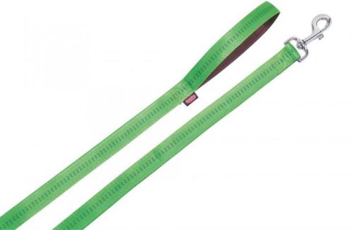 Vodítko nylon soft Grip - sv. zelené Nobby 1,5 x 120 cm