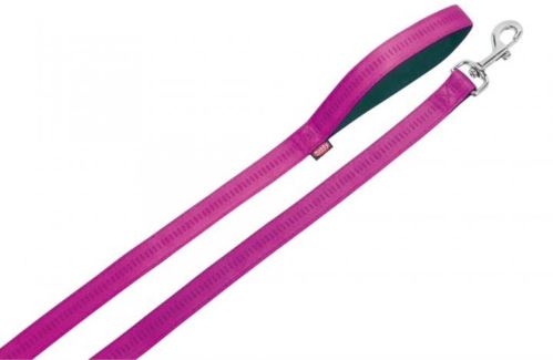 Vodítko nylon soft Grip - tmave ružové Nobby 2,0 x 120 cm