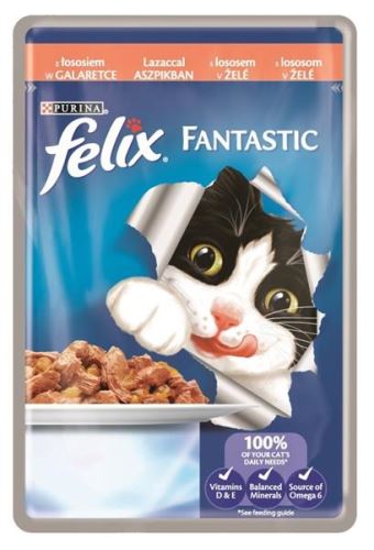 Felix cat kaps.-Fantastic losos v želé 100 g