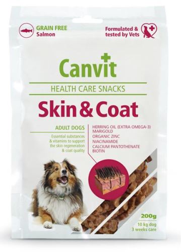 Canvit snack dog Skin & Coat 200 g