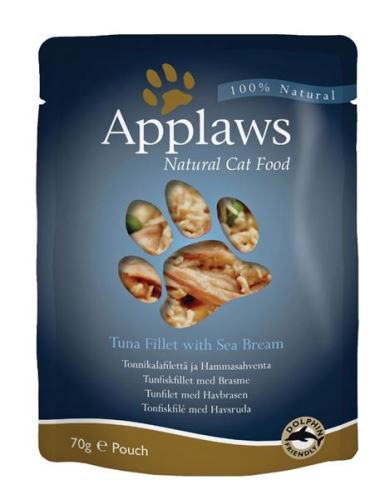 Applaws Cat kaps. tunák a pražma 70 g