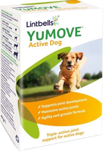 Lintbells YuMOVE Active pro psy 60 žvýkacích tablet