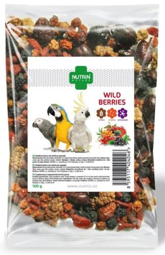 Nutrin Nature snack Wild Beries - papoušek 100g